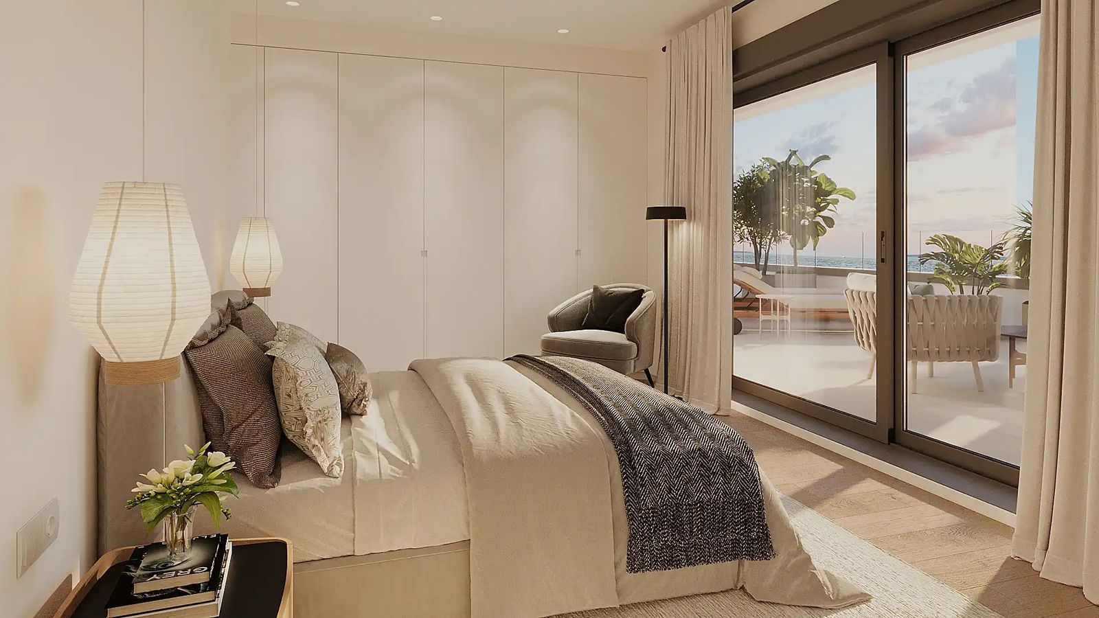 04 bedroom with balcony ocean view
